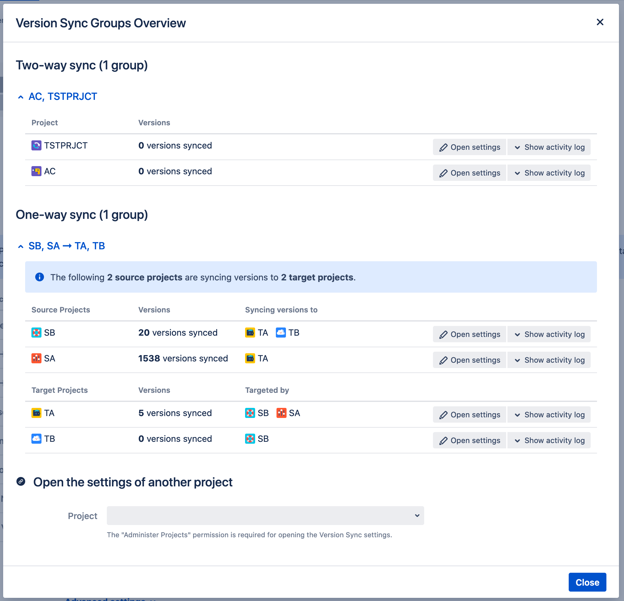 Version Sync Groups Overview