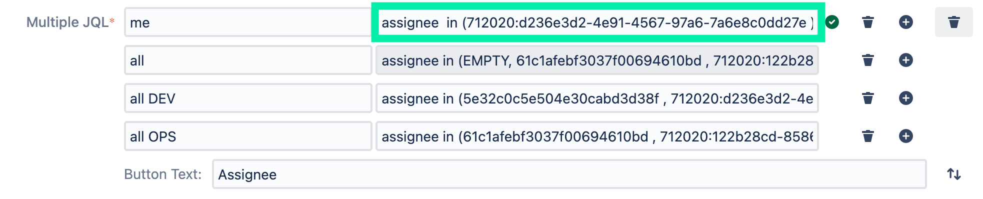 Quick controller filtering by account ID