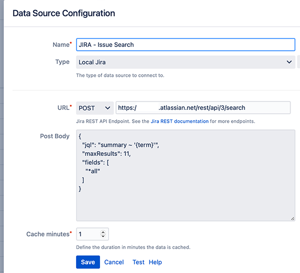 Data Source Configuration