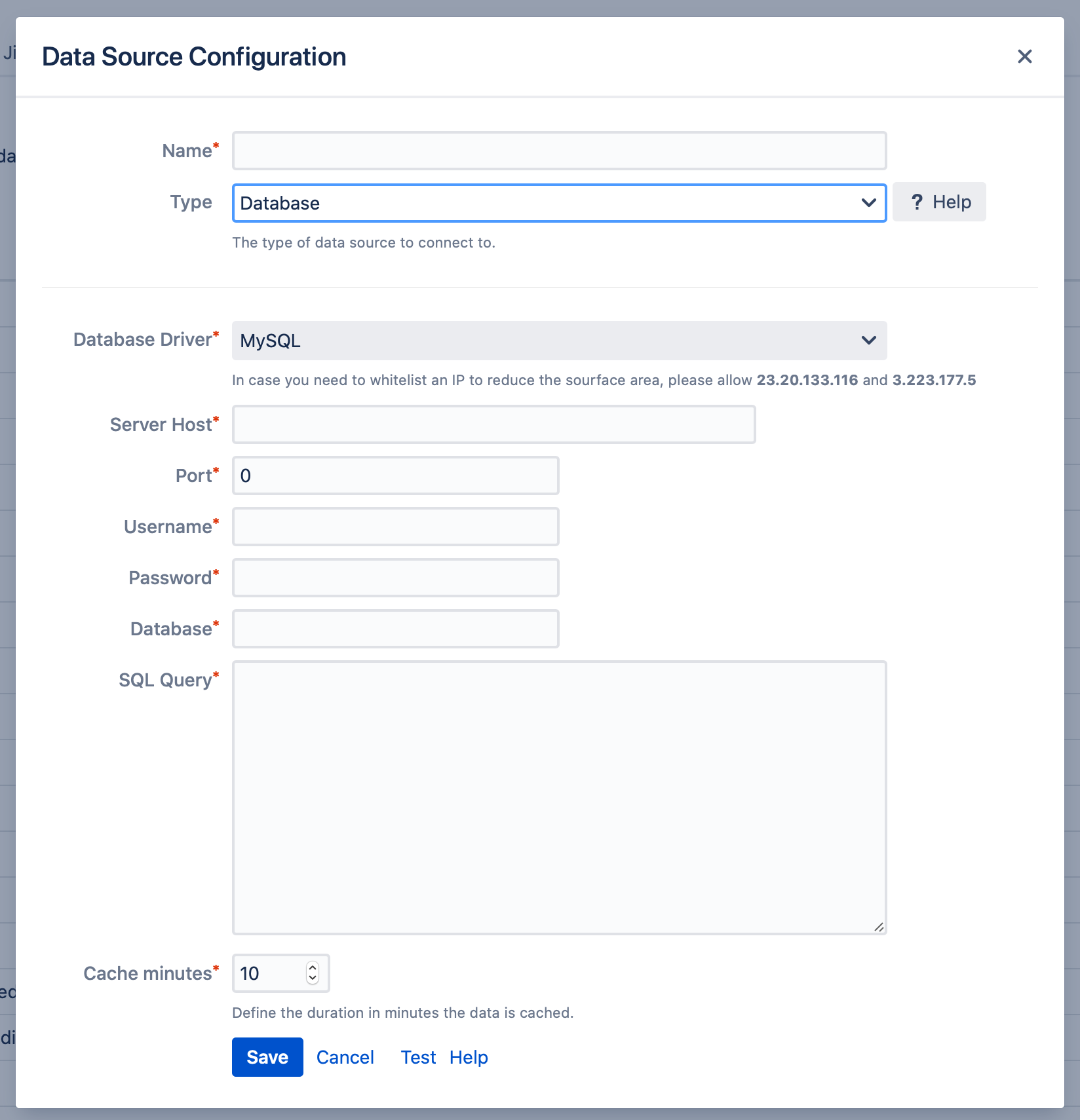 Datasource Configuration