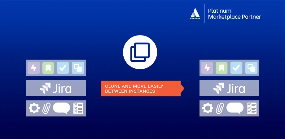 Jira Cloud to Cloud migration illsutration