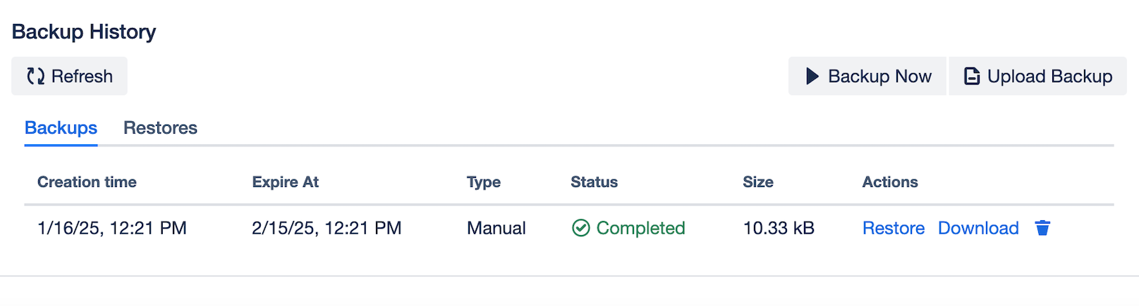 External Data for Jira Fields Backup History.png