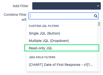 Adding Read-only Filter
