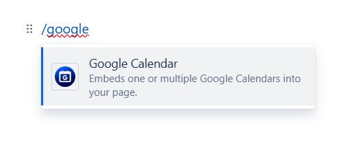 Google Calendar Macro