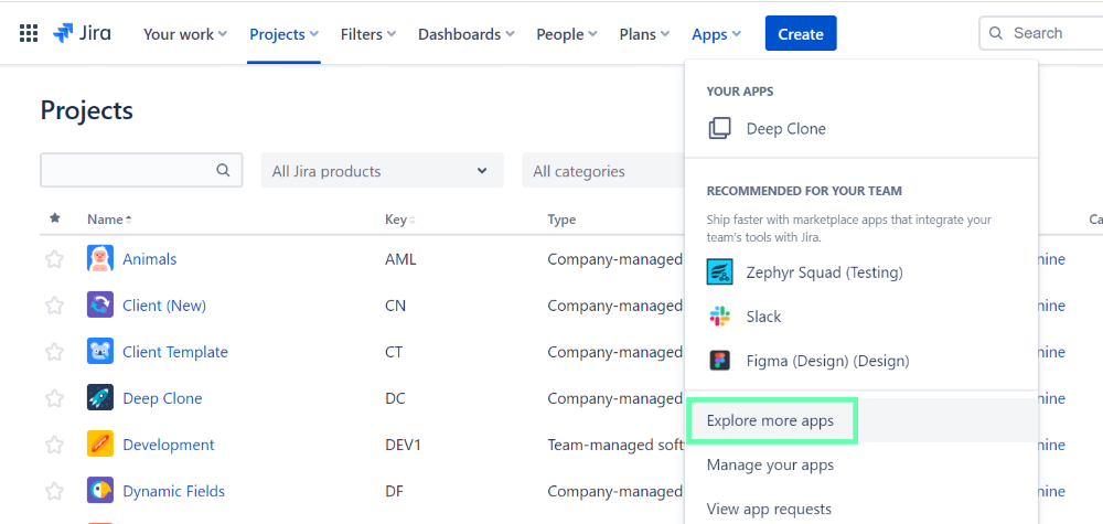codefortynine_deep-clone-jira_explore-more-apps.png